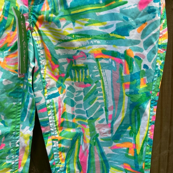 NWT LILLY PULITZER Sea, Salt and sun Callahan Chino Pants size 00 - Picture 4 of 8